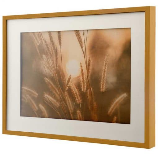 تابلو مدرن غروب (GRASS IN SUNSET) کد GW-99108 WH N-D — تصویر ۳