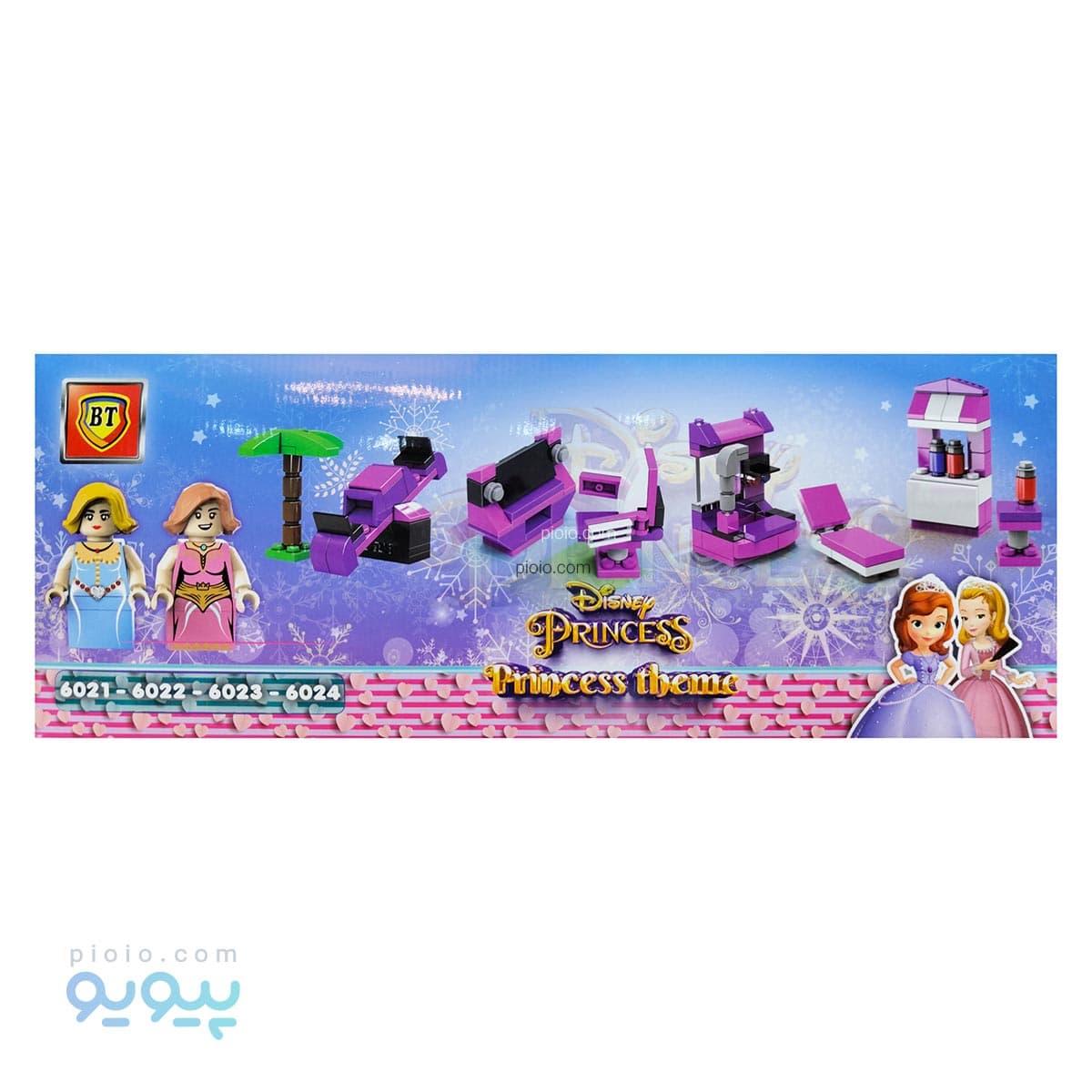 پک 4 عددی لگو دخترانه پرنسس سوفیا آیتم 24-6021 تک و عمده — تصویر ۳