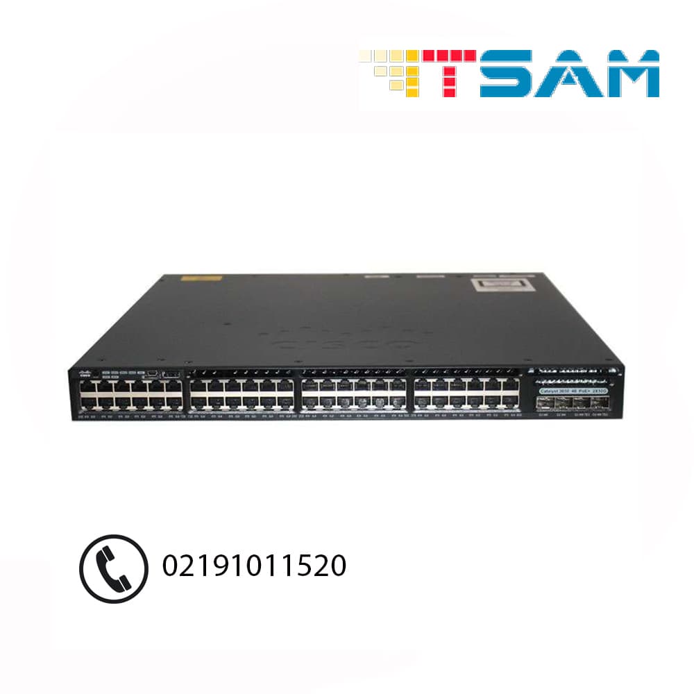 سوئیچ سیسکو مدل WS-C3650-48FS-S — تصویر ۲