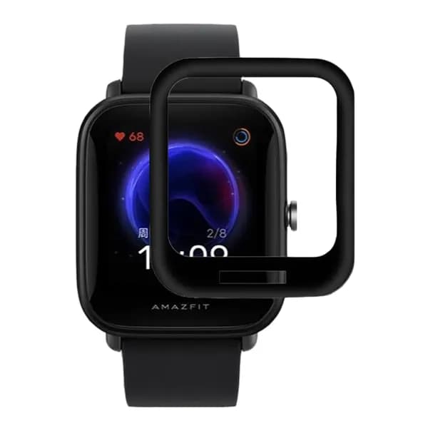 محافظ صفحه نمایش(گلس) ساعت هوشمند Amazfit Bip U Pro — تصویر ۴