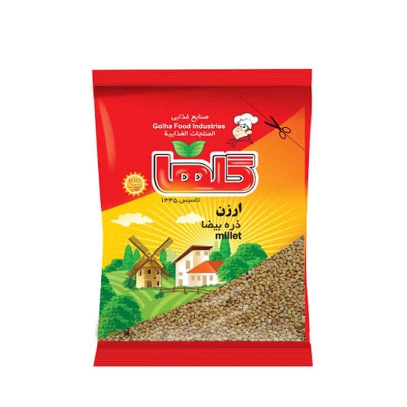 ارزن – 300 گرم(سلفون) – نایلون 10 تایی گلها