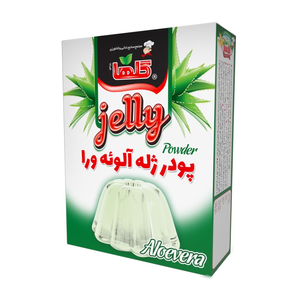 پودرژله آلوورا – 100 گرم(جعبه) – باکس12- کارتن 72 گلها
