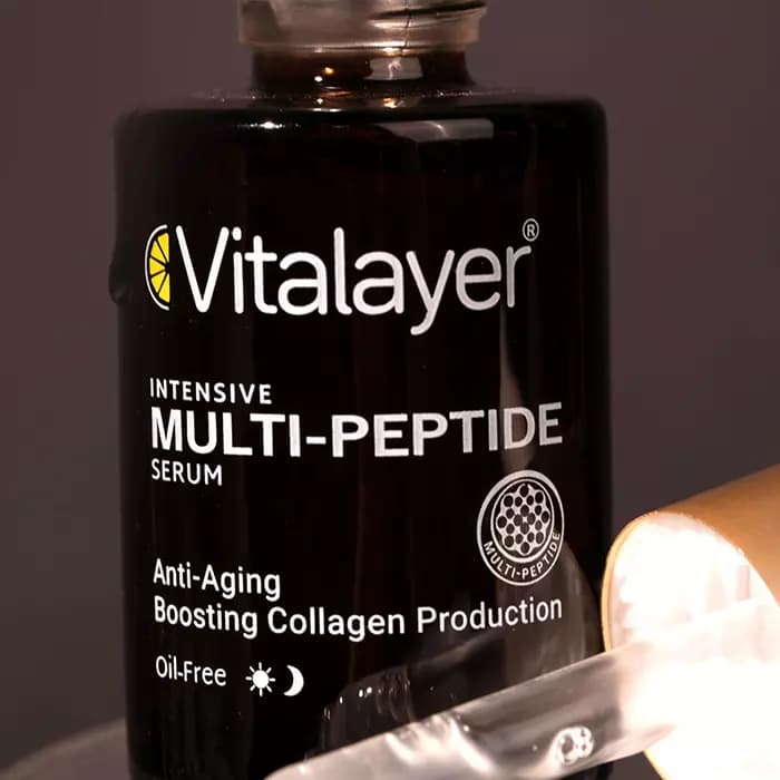 ویتالیر مولتی پپتاید سرم قطره چکانی ضد چروک و جوانساز و کلاژن ساز قوی 30ml — تصویر ۷