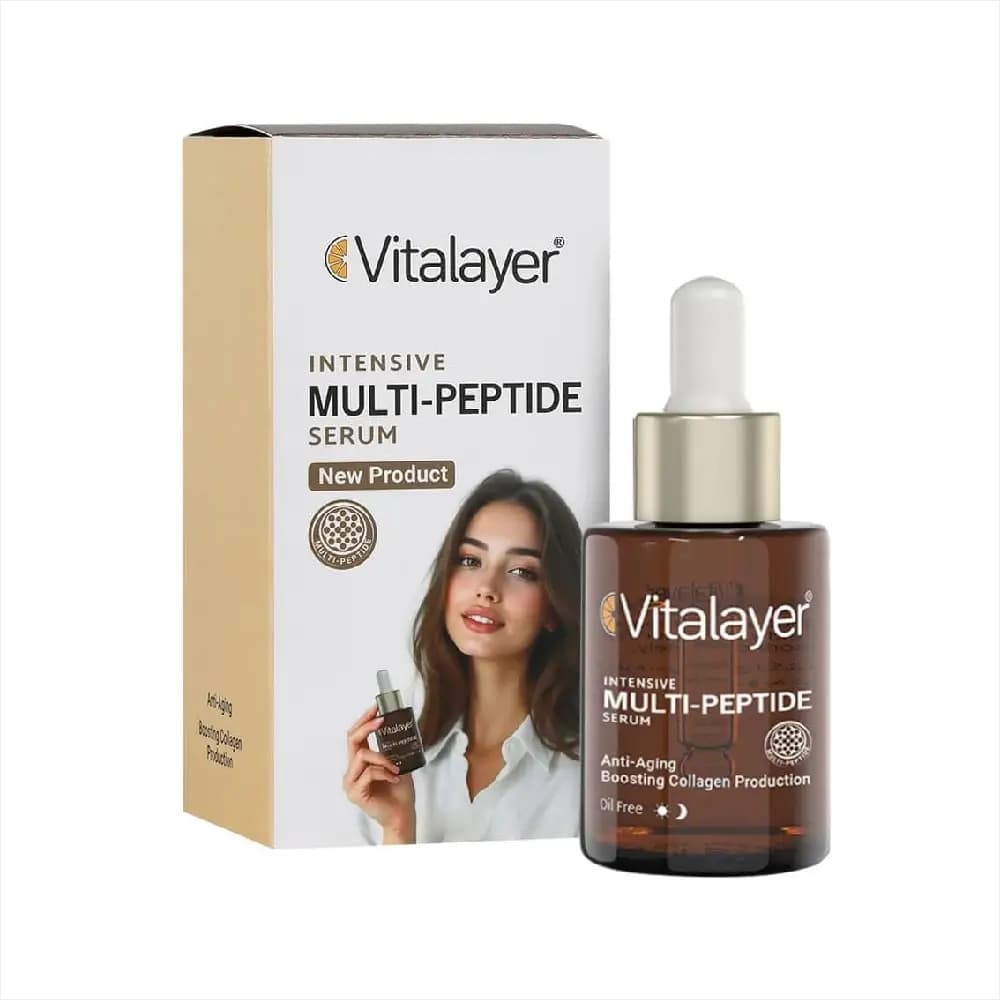 ویتالیر مولتی پپتاید سرم قطره چکانی ضد چروک و جوانساز و کلاژن ساز قوی 30ml — تصویر ۲