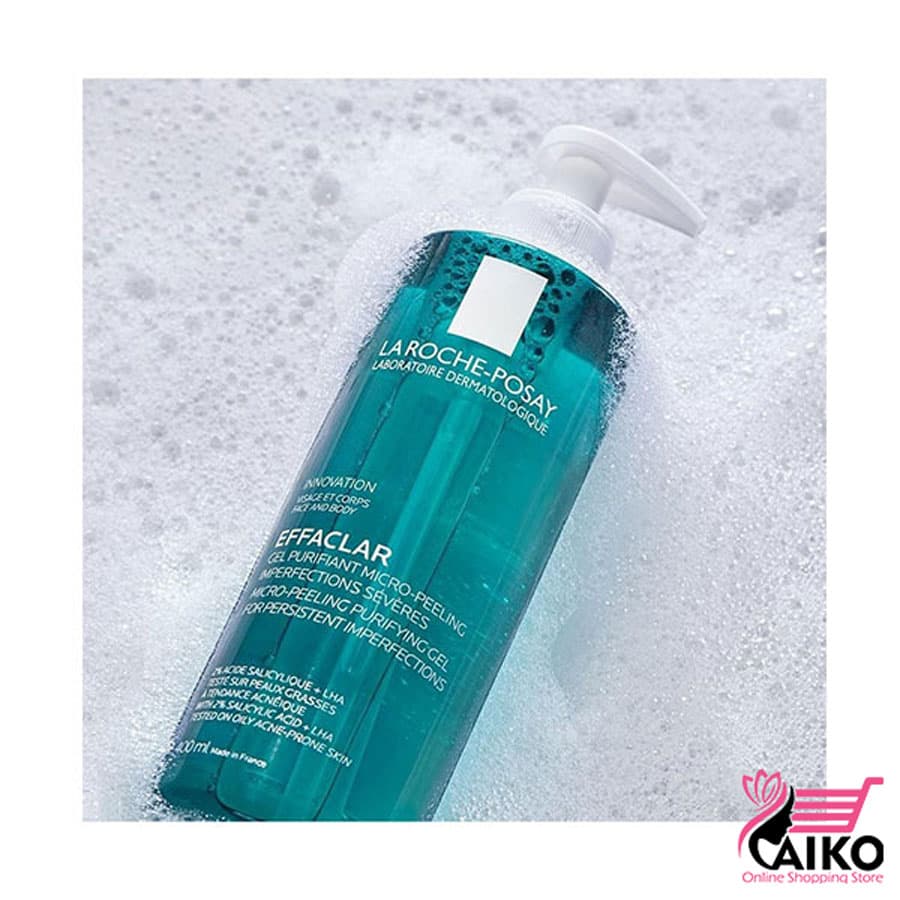ژل شست و شوی میکروپیلینگ ضدجوش افکار لاروش پوزای 400 میل — تصویر ۴