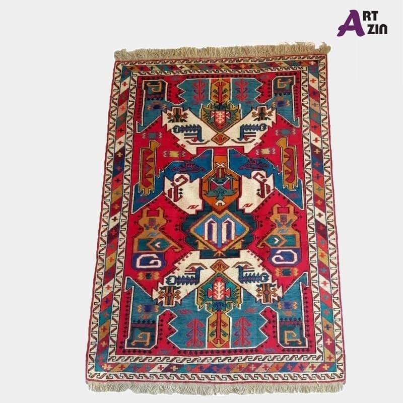 گلیم دستباف ورنی 150 * 100 سانتیمتر – مدل بافت آذربایجان کد: 453