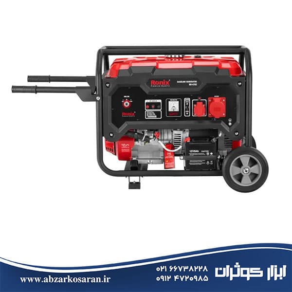 موتور برق بنزینی 5500 وات رونیکس Ronix مدل RH-4782 — تصویر ۲