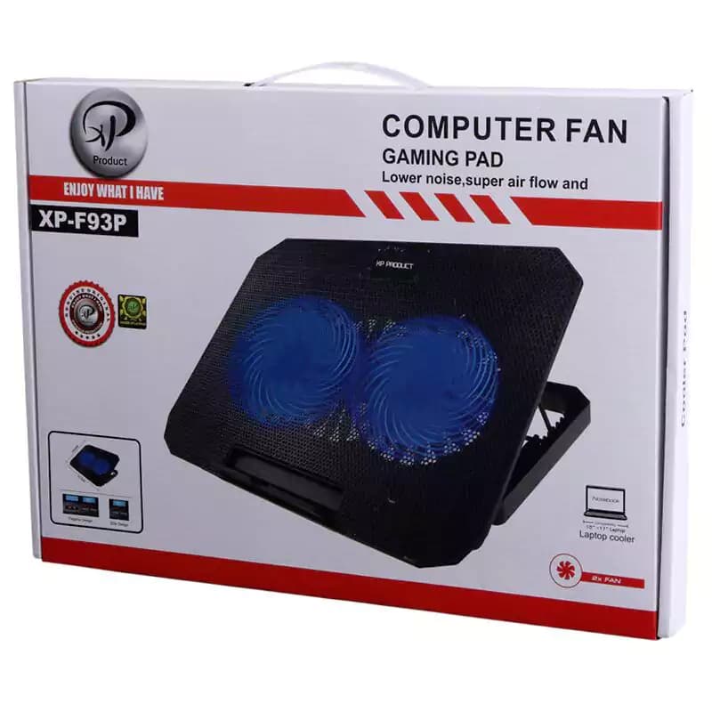 پایه خنک کننده لپ تاپ ایکس پی مدل XP-F93P — تصویر ۹