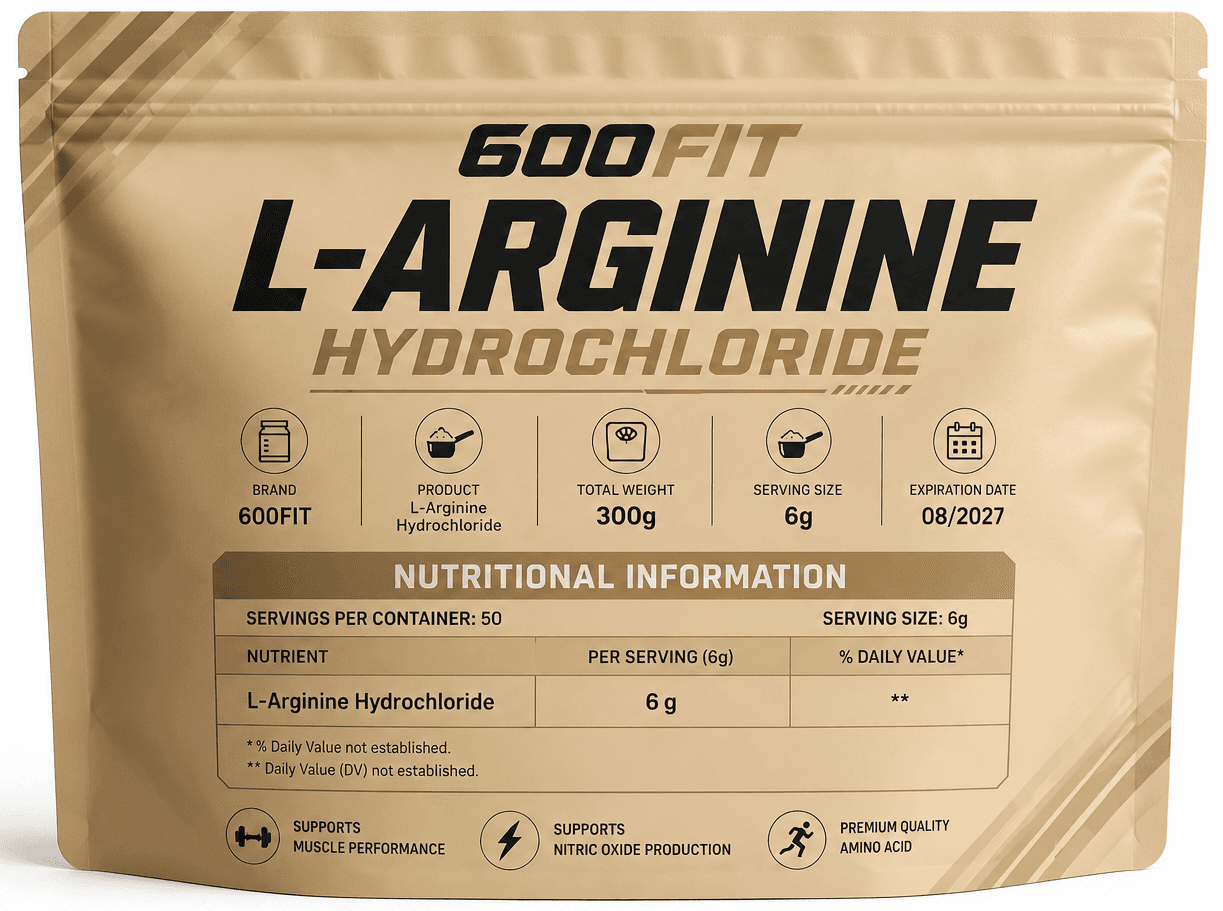 ال آرژنین هیدروکلراید ARGININE HCL بدون طعم 300 گرمی