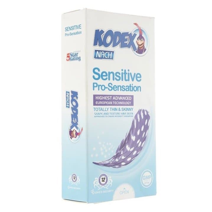 کاندوم کدکس حساس Sensitive Pro-Sensation بسته 12 عددی — تصویر ۲