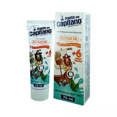 خمیردندان کاپیتانو مناسب کودکان بالای 6سال- حجم75ml — تصویر ۴