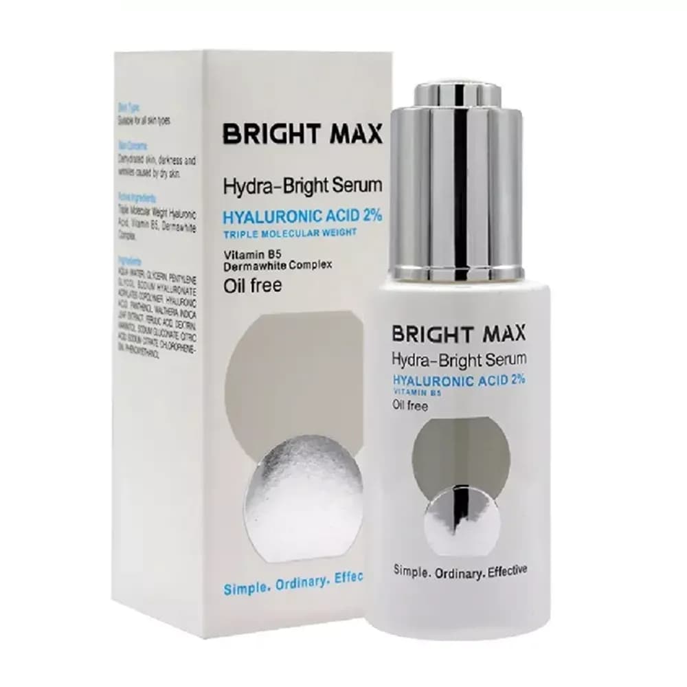 سرم پوست برایت مکس مدل HYALURONIC ACID 2% حجم 30 میلی لیتر — تصویر ۲