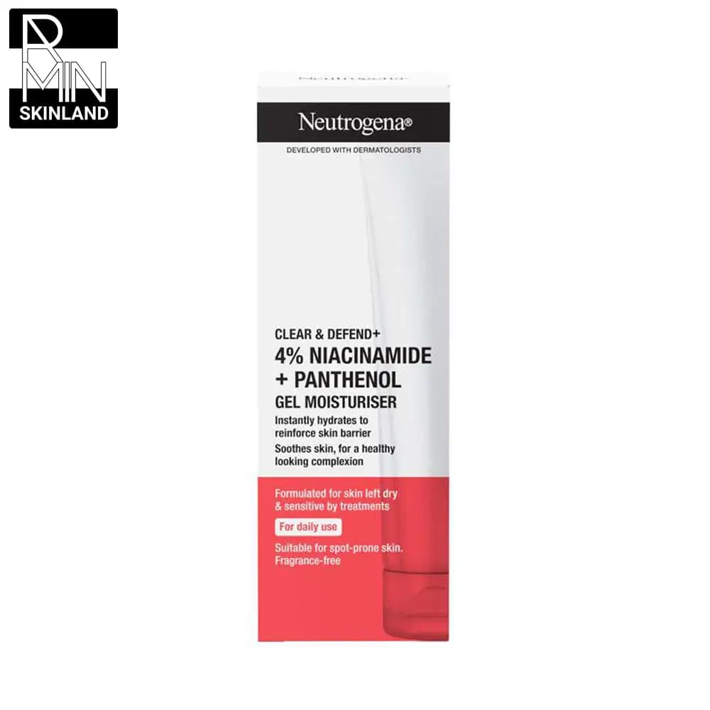ژل آبرسان ضد جوش نوتروژینا حاوی نیاسینامید 4% و پانتنول حجم 50ml — تصویر ۲