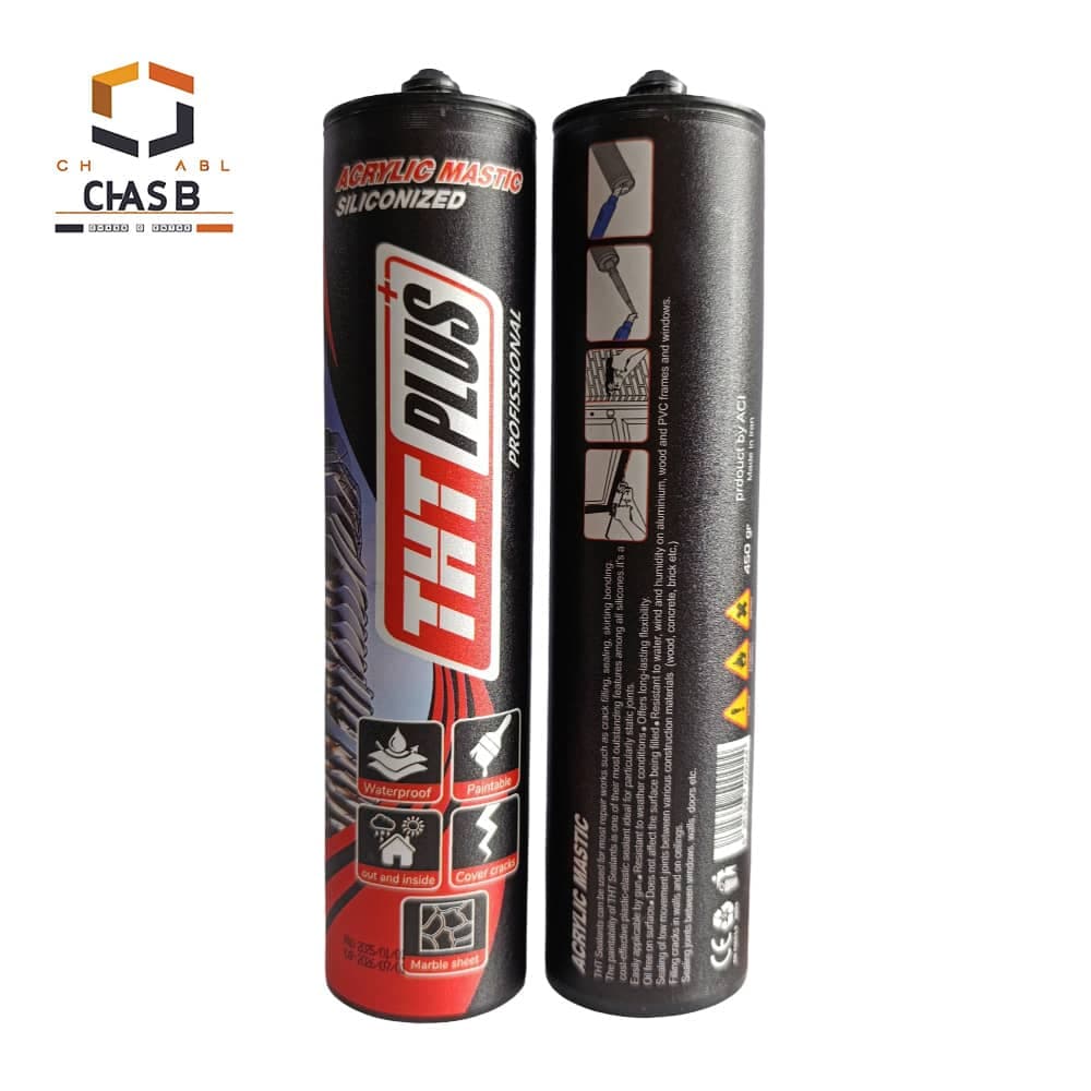 چسب ماستیک اکریلیک سیلیکونیزه تی اچ تی ویژه ماربل شیت THT MARBLE SHEET ADHESIVE — تصویر ۳