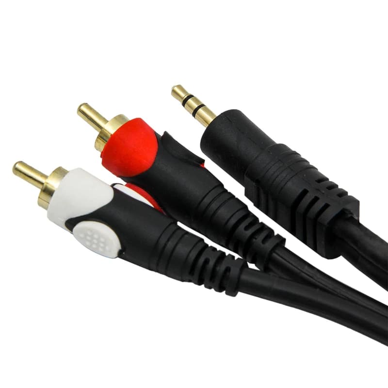 کابل 1 به 2 صدا طول 1.5متر RCA مرغوب — تصویر ۴