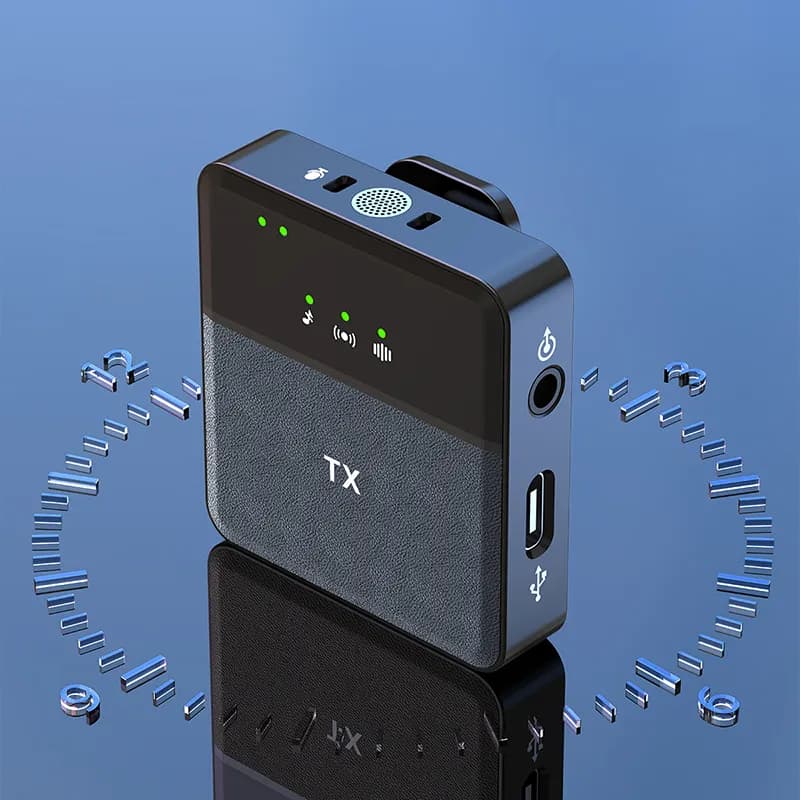 میکروفون بی سیم یقه ای SX9 — تصویر ۴