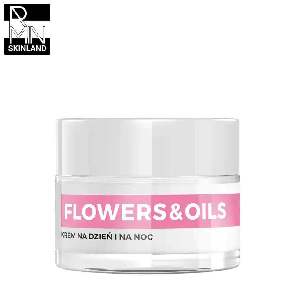 کرم ضد چروک قوی دابل ای AA مدل FLOWERS & OIL مناسب 75+ حجم 50ml