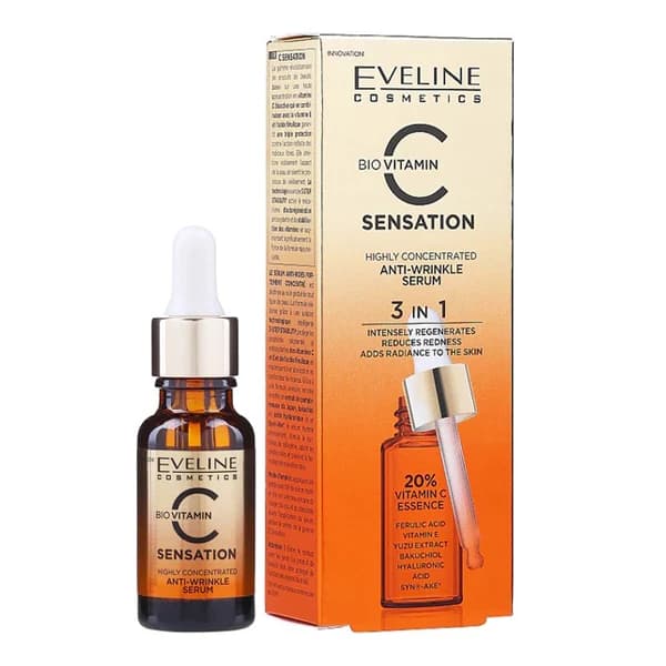 سرم ضدچروک ویتامین C اولاین Eveline Biovitamin C Sensation — تصویر ۳