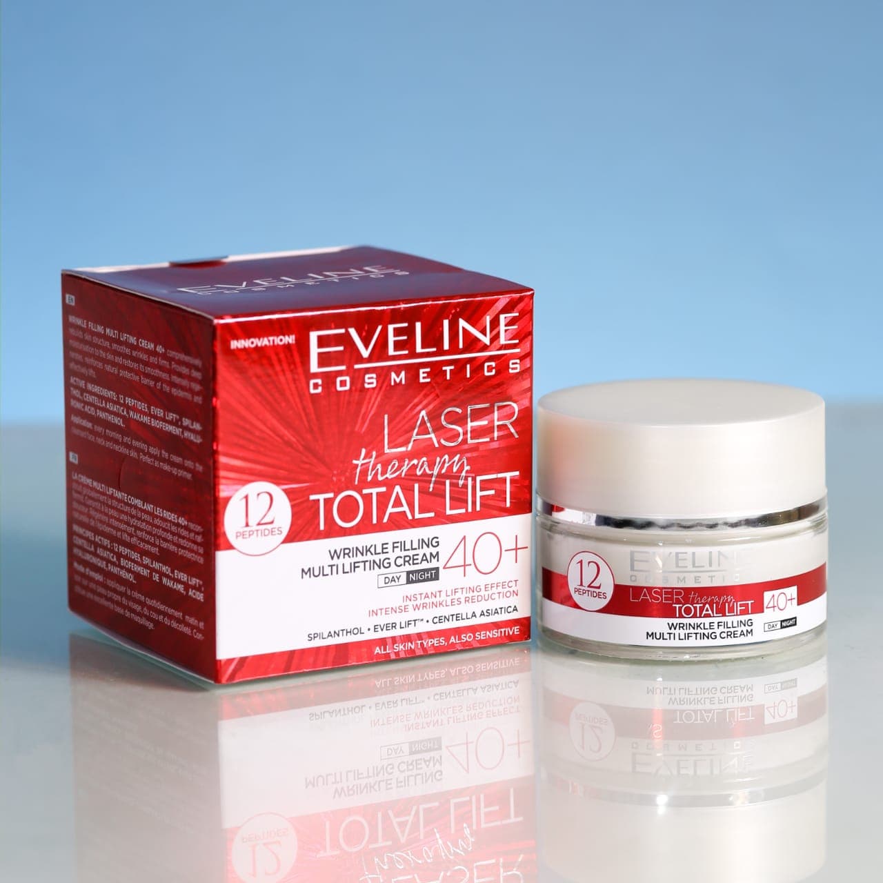 کرم لیفتینگ و ضدچروک اولاین توتال لیفت لیزر Eveline Laser Therapy 40 حجم 50 میلی لیتر — تصویر ۵