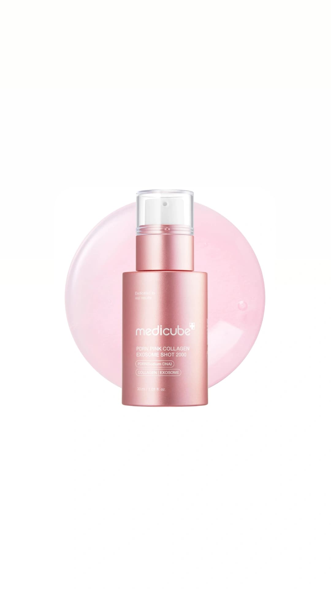 سرم کلاژن PDRN PINK مدی کیوب EXOSOME SHOT 2000