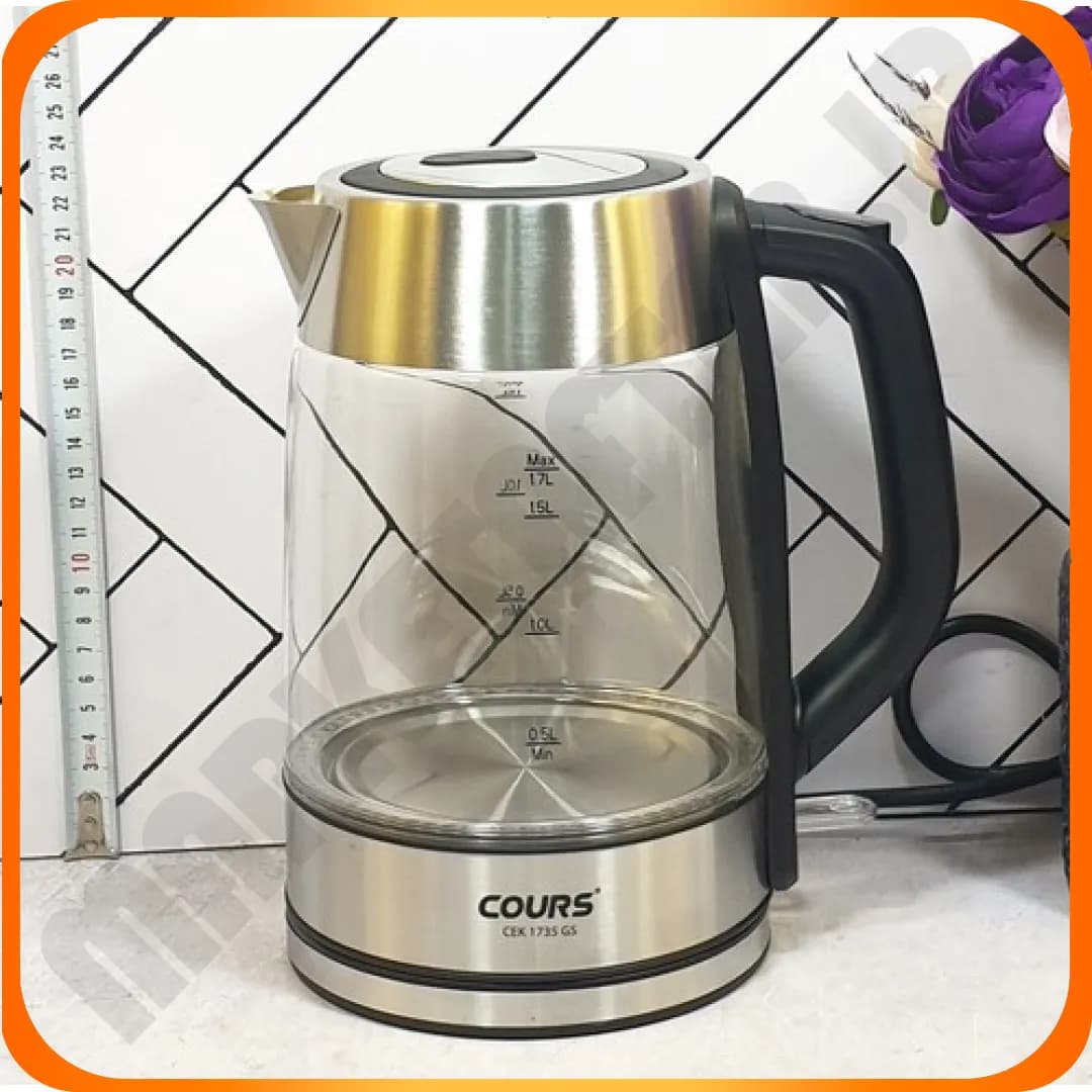 کتری برقی 1/7 لیتری بدنه پیرکس CEK-1735 GS کورس — تصویر ۲