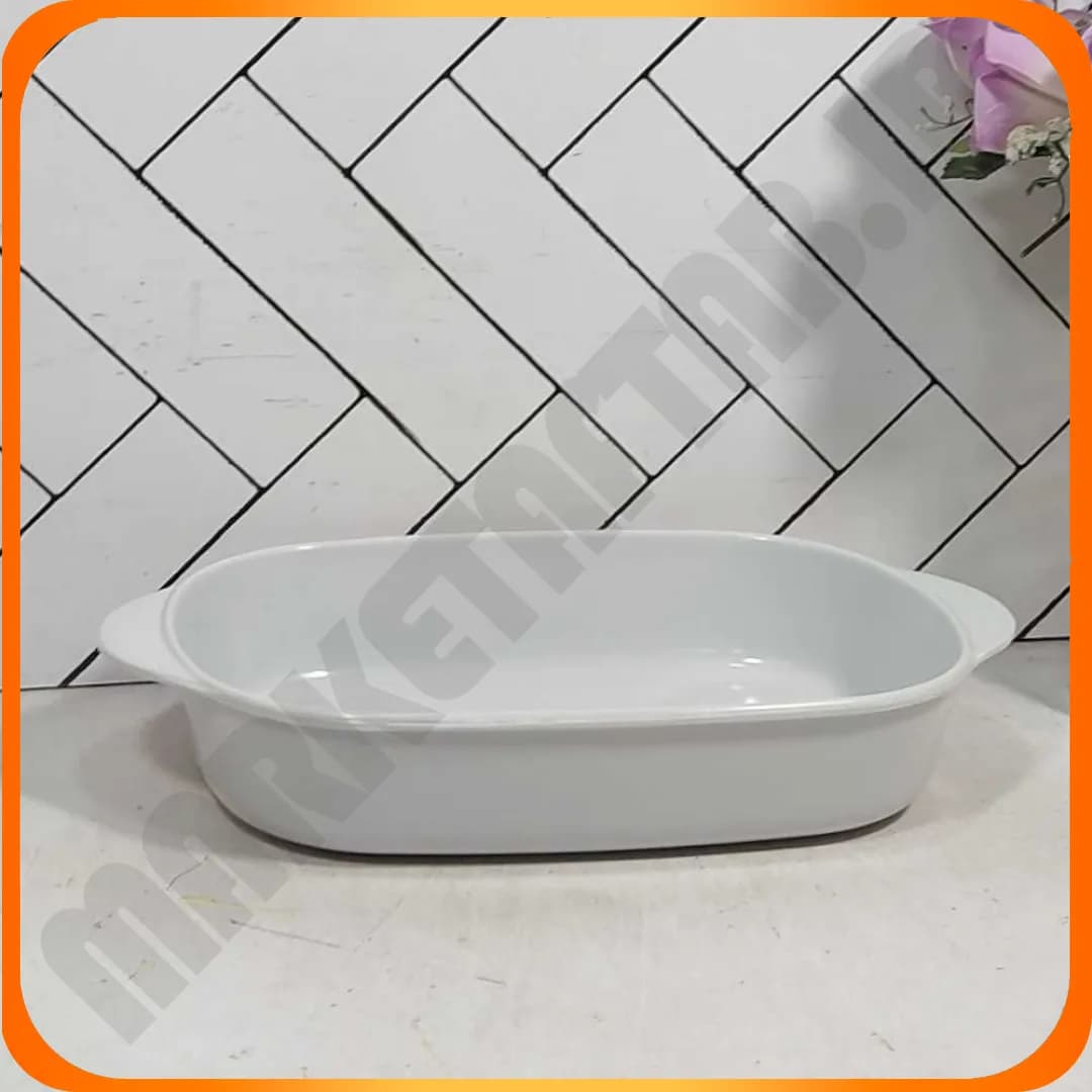 ظرف تابه دسته دار سفید 01 مهروز