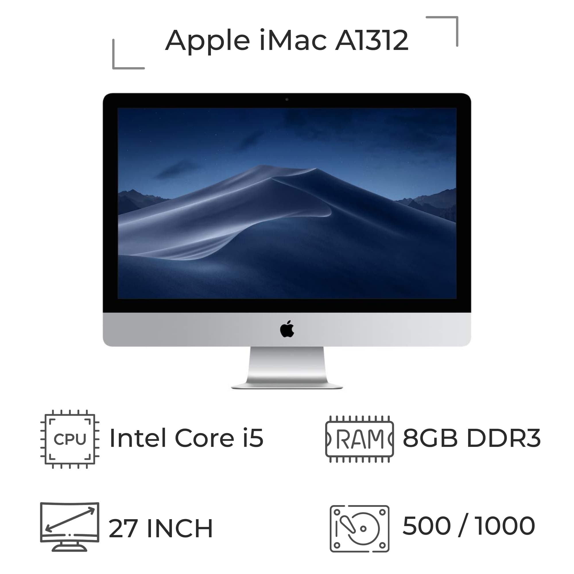 آی مک استوک a1312 (گرید B: معیوب)