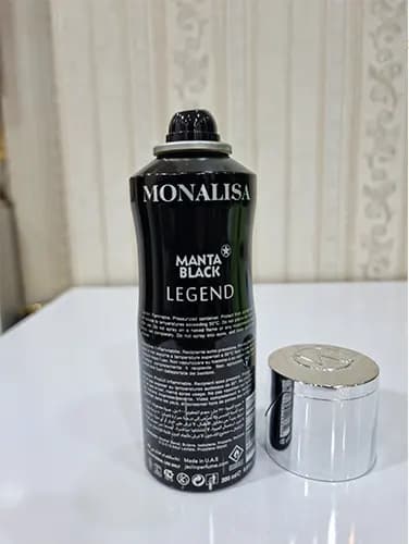 اسپری بدن مردانه مونالیزا مونت بلک لجند (monalisa) – حجم 200 میل — تصویر ۲