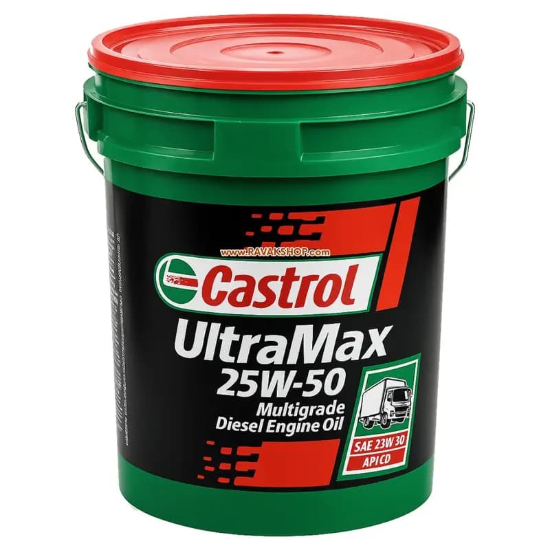 روغن موتور دیزلی کاسترول Ultra Max 20w50 CH4 حجم ۲۰ لیتر