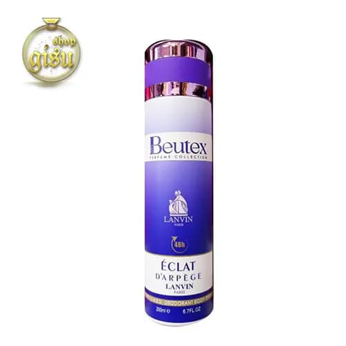 اسپری بدن زنانه بیوتکس مدل اکلت (Beutex) – حجم 200 میلی لیتر