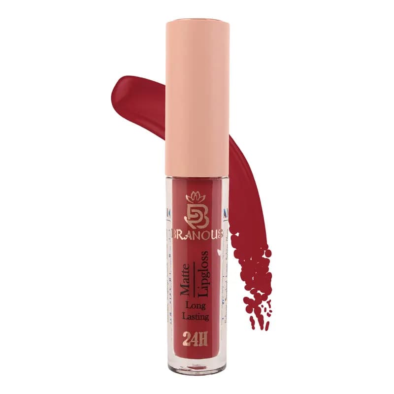 رژ لب مایع مات برانوس مدل Long Lasting شماره 508