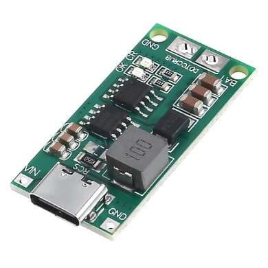 ماژول افزاینده ولتاژ با ورودی TYPE-C مناسب شارژ باتری 4 سل 2 آمپر