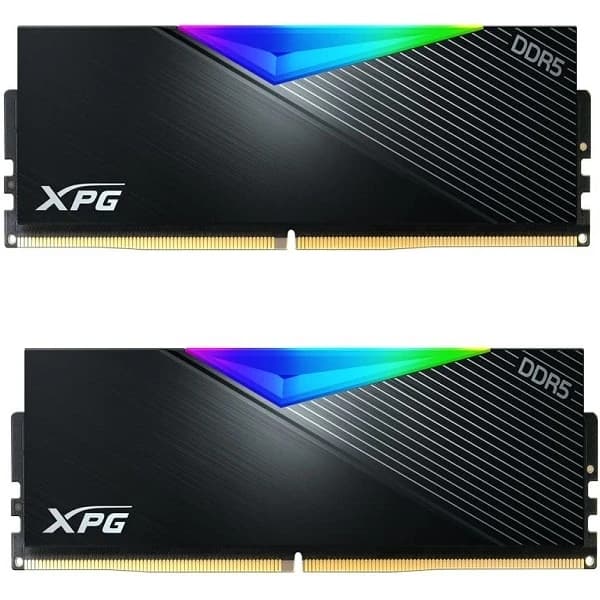 رم ای دیتا ایکس پی جی مدل LANCER RGB Black 7200 CL34 16GBx2 Dual — تصویر ۲