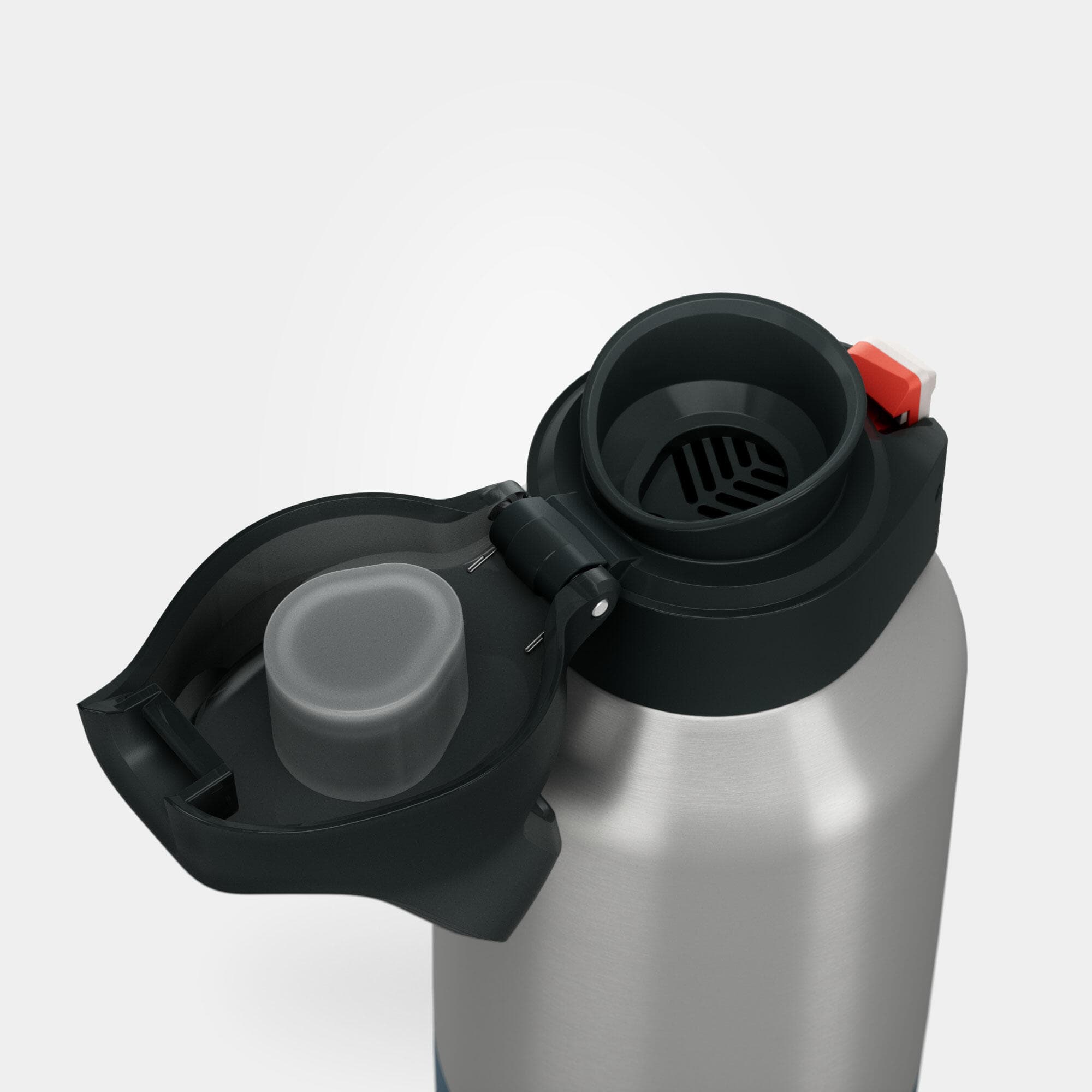 فلاسک استیل کچوا مدل QUECHUA TERMOS MH500 آبی تیره گنجایش 0.8 لیتر — تصویر ۹