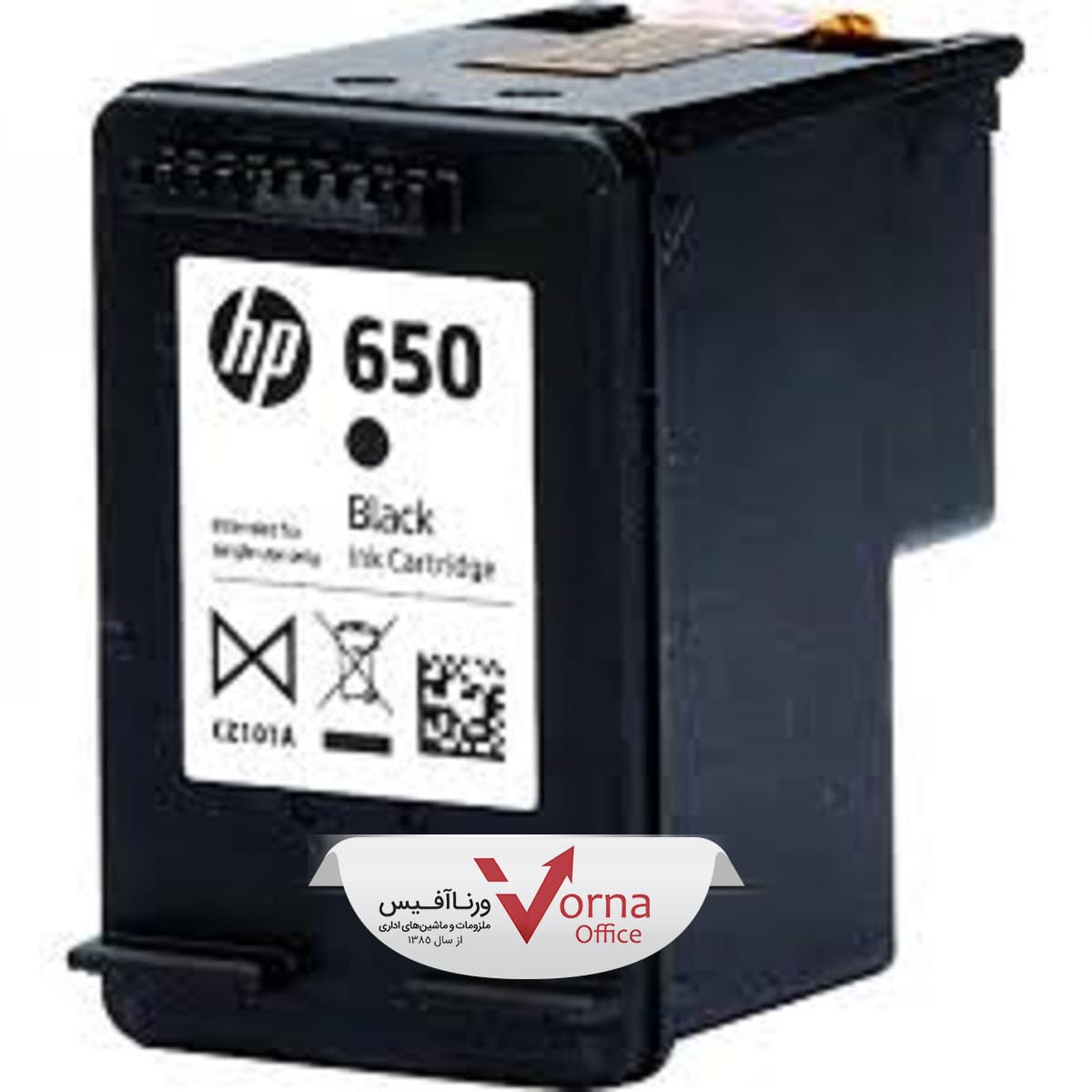 کارتریج جوهر افشان اصلHP رنگ مشکی کد 650 — تصویر ۳