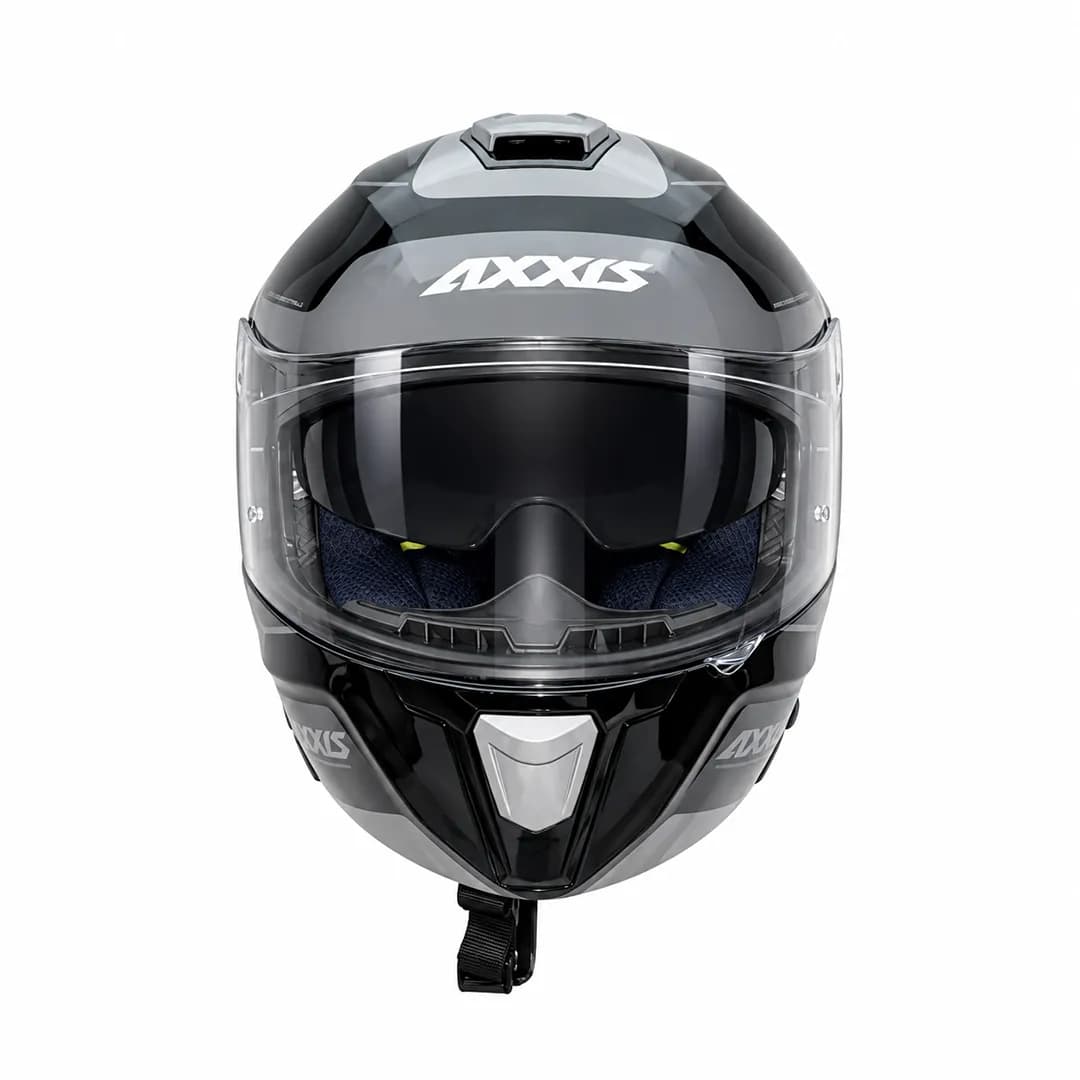 کلاه کاسکت فک متحرک اکسیس مدل GECKO GRAY BLACK — تصویر ۷