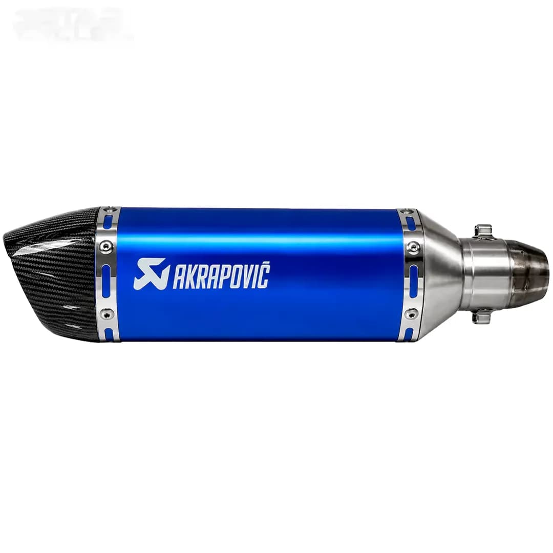 اگزوز 6گوش سایلنسردار آکراپوویچ مدل BLUE CARBON — تصویر ۲