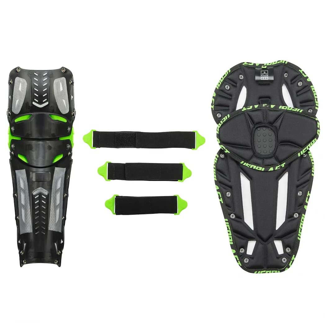 زانوبند یوفو مدل CRYPTON BLACK GREEN — تصویر ۴
