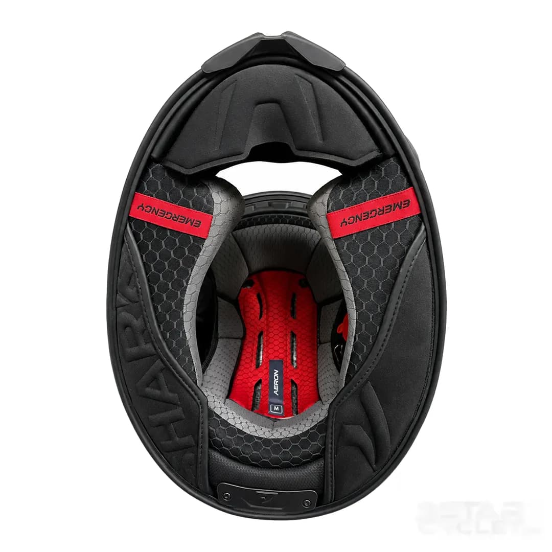 کلاه کاسکت فک ثابت شارک مدل AERON CARBON SKIN MATT — تصویر ۸