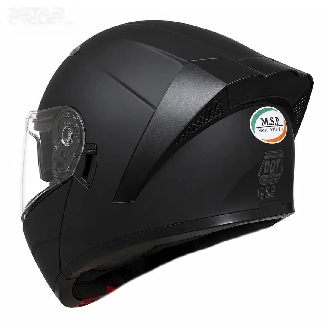 کلاه کاسکت فک متحرک ام اس پی مدل 350MATT BLACK — تصویر ۷