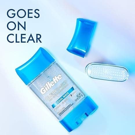 دئودورانت ضد تعریق مردانه ژیلت مدل CLEAR SHIELD Cool Wave وزن 107 گرم — تصویر ۳