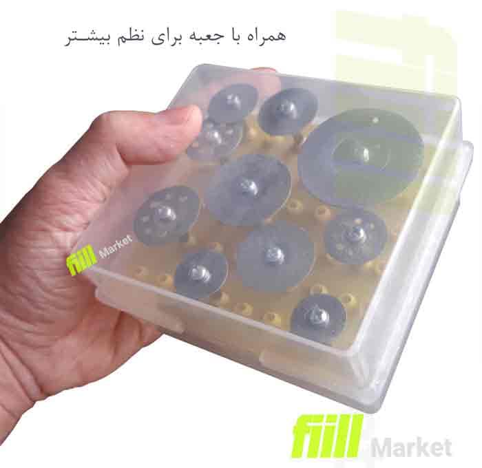 صفحه برش الماسه مدل پودری 10 عددی فرزمینیاتوری — تصویر ۳