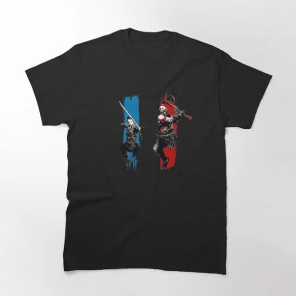 تی شرت گیمینگ god of war Classic — تصویر ۳