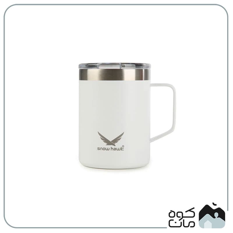 تراول ماگ دو جداره 350 میلی لیتر اسنوهاک مدل ANGEL کد SN-C6158 — تصویر ۲