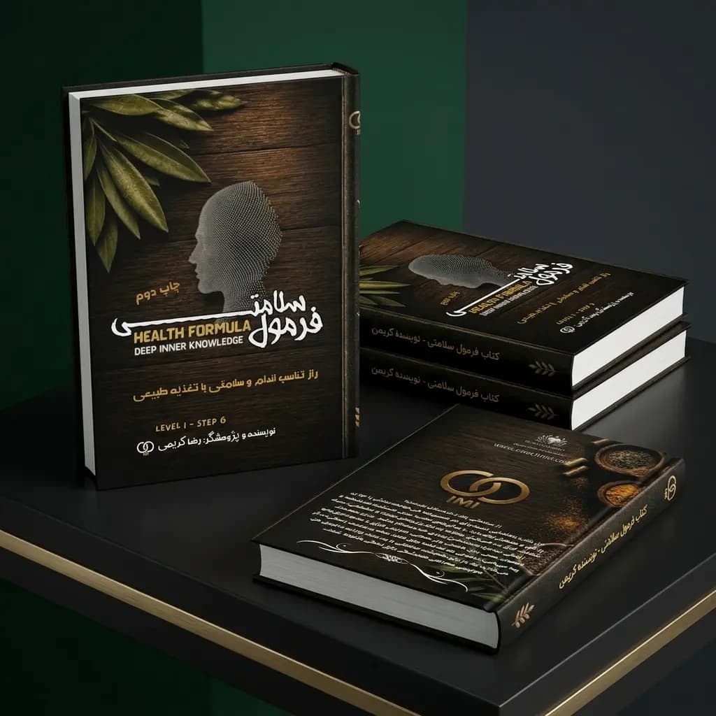 کتاب فرمول سلامتی اثر رضا کریمی | راز تناسب اندام و سلامتی با تغذیه طبیعی