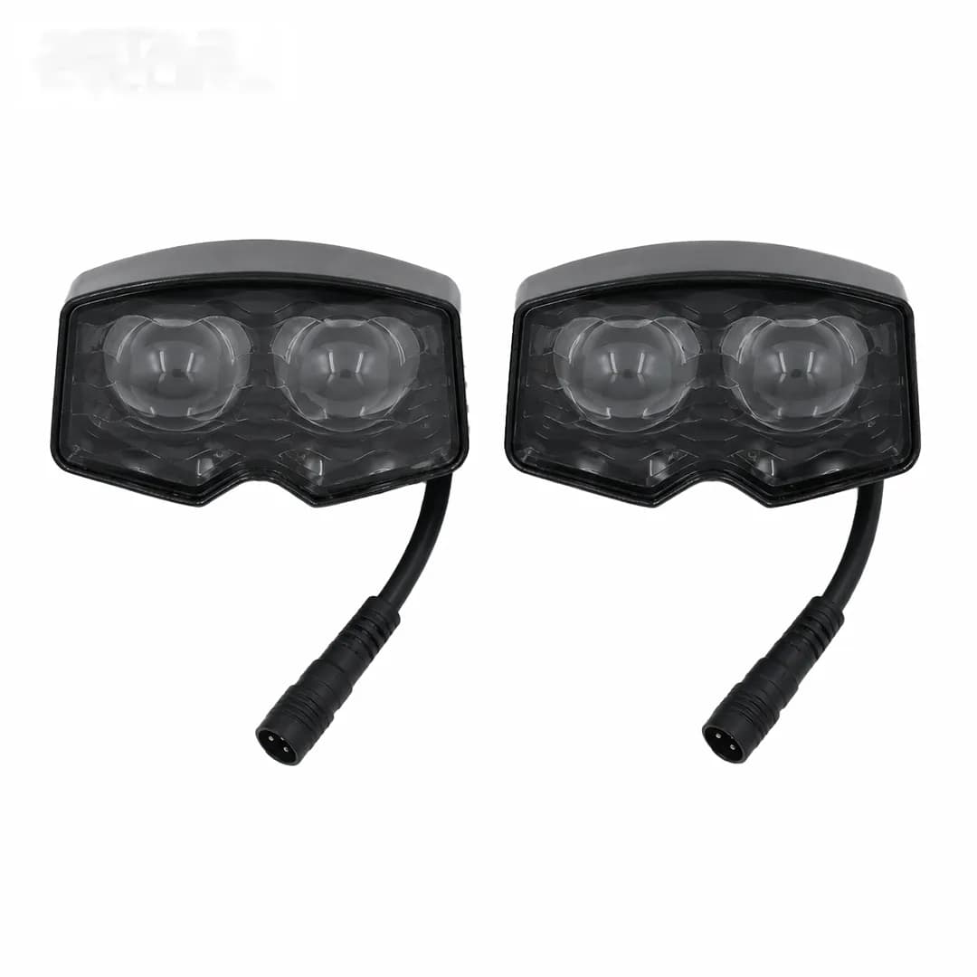 پروژکتور دولنز جفتی با پایه موتورسیکلت MDH مدل LED