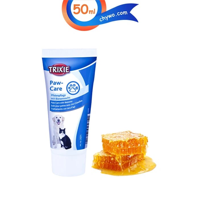 کرم مراقبت از پنجه سگ و گربه تریکسی حاوی موم عسل وزن 50 میلی لیتر Trixie Paw Care — تصویر ۲
