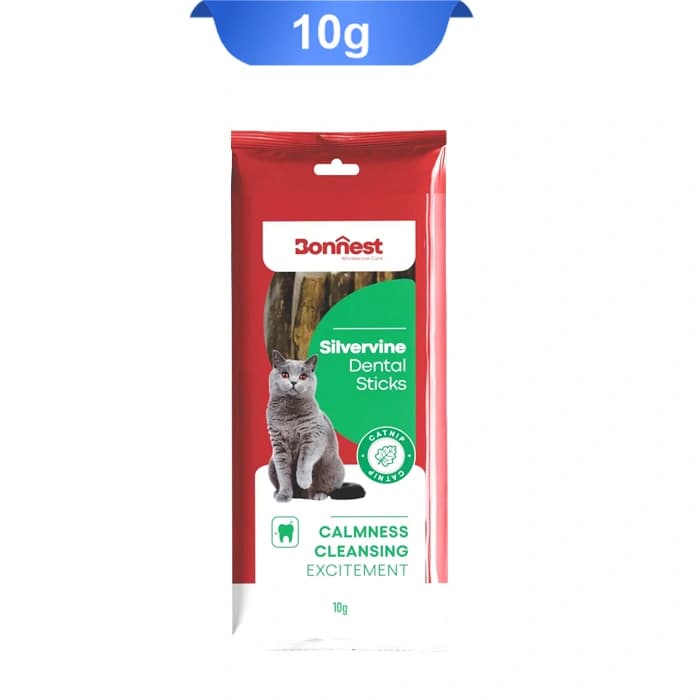 چوب دندان سیلورواین گربه (مشابه کت نیپ) بونست Bonnest Silvervine وزن 10 گرم — تصویر ۲