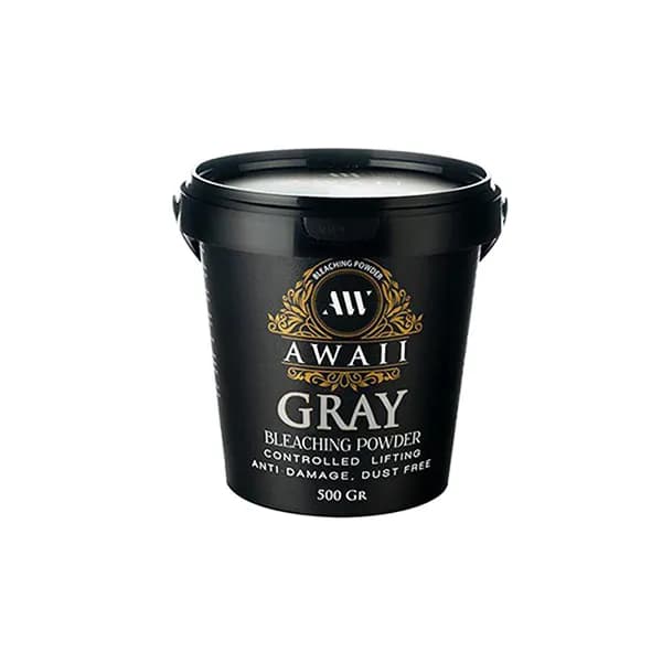 پودر دکلره آوایی 500 گرمی طوسی Awaii Bleaching Powder 500 g — تصویر ۲