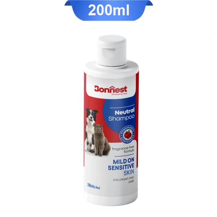 شامپو سگ و گربه بونست با پوستی حساس و دارای آلرژی Bonnest وزن 200 میلی لیتر — تصویر ۲